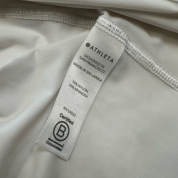 Athleta White Racerback Breathable Athletic Tank Top in Size Small - Picture 8 of 11